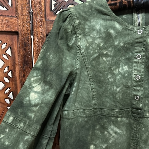 Something Navy Edie Denim Mini Dress - Picture 5 of 12